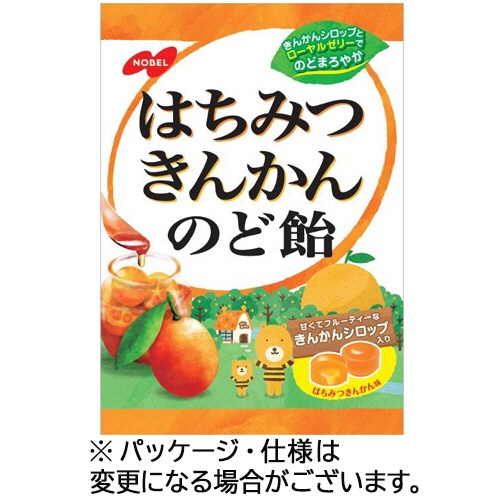 ノーベル　はちみつきんかんのど飴　１１０ｇ　１セット（６袋）1