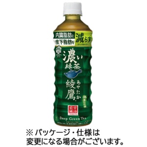 コカ・コーラ　綾鷹　濃い緑茶　５２５ｍｌ　ペットボトル　１ケース（２４本）1