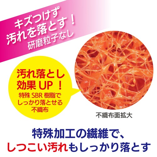 キクロン　キクロンプロ　スポンジたわしソフト　Ｍ　ピンク　Ｂ－５１０　１セット（１０個）4