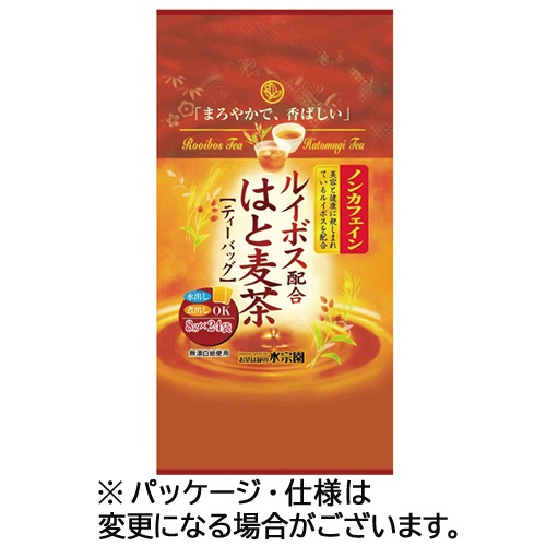 水宗園本舗　ノンカフェイン　ルイボスはと麦茶　１セット（７２バッグ：２４バッグ×３パック）1