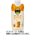 伊藤園　タリーズコーヒー　ハニーミルクラテ　３３０ｍｌ　キャップ付き紙パック　１ケース（１２本）