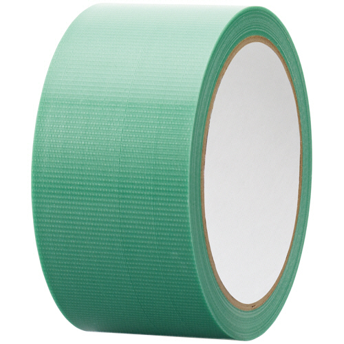 たのめーる】TANOSEE カラー養生テープ 50mm×25m 緑 1セット(30巻)の通販