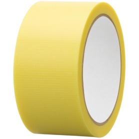 ＴＡＮＯＳＥＥ　カラー養生テープ　５０ｍｍ×２５ｍ　厚み約０．１０５ｍｍ　黄　１セット（３０巻）