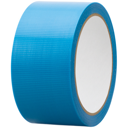 たのめーる】TANOSEE カラー養生テープ 50mm×25m 青 1セット(150巻)の通販