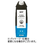 ＵＣＣ　アイスコーヒー業務用　無糖　１０００ｍｌ　紙パック（口栓付）　１ケース（１２本）