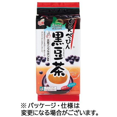 小谷穀粉　ＯＳＫ　べっぴん　北海道産黒豆茶　１セット（６６バッグ：２２バッグ×３袋）1