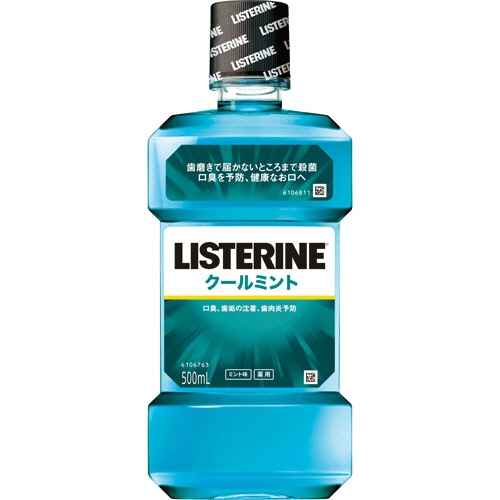 ＪＮＴＬコンシューマーヘルス　薬用リステリン　クールミント　５００ｍｌ／本　１セット（１２本）1