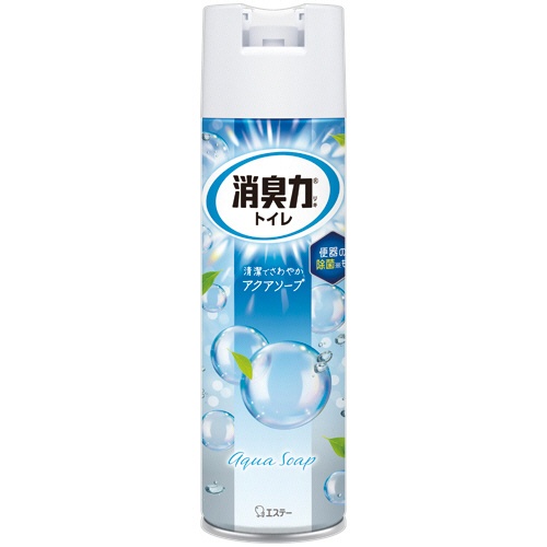 エステー　トイレの消臭力スプレー　アクアソープ　３６５ｍＬ　１セット（３本）1