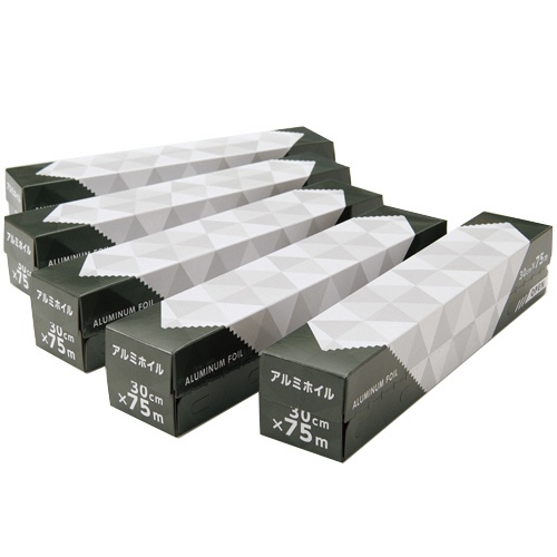 ＴＡＮＯＳＥＥ　業務用アルミホイル　３０ｃｍ×７５ｍ　１セット（５本）1