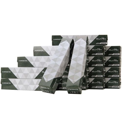ＴＡＮＯＳＥＥ　業務用アルミホイル　３０ｃｍ×７５ｍ　１セット（２０本）1