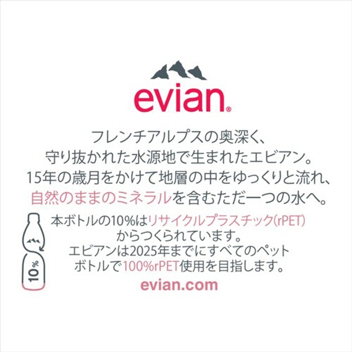伊藤園　エビアン　１．５Ｌ　ペットボトル　１セット（２４本：１２本×２ケース）2