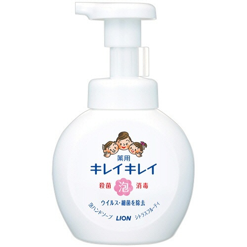 ライオン　キレイキレイ　薬用　泡ハンドソープ　シトラスフルーティの香り　本体　２５０ｍｌ　１セット（２０個）1