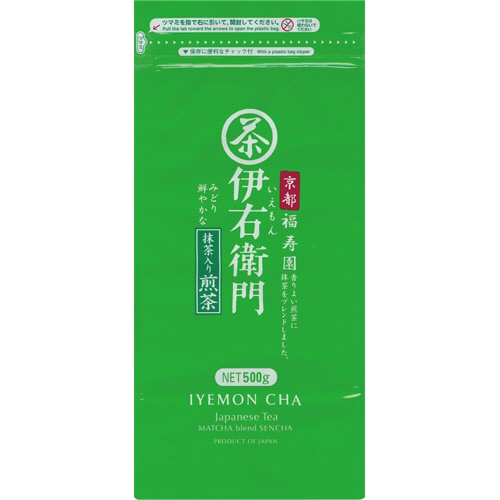 宇治の露製茶　伊右衛門　徳用抹茶入り煎茶　５００ｇ／袋　１セット（３袋）1
