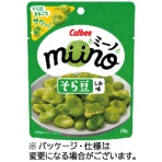 カルビー　ｍｉｉｎｏ　そら豆　しお味　２８ｇ　１セット（１２パック）