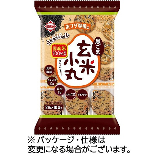 ホンダ製菓　玄米小丸　１セット（２４０枚：２０枚×１２パック）1