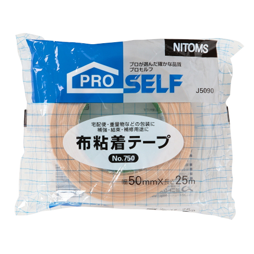 たのめーる】ニトムズ 布粘着テープ No.750 50mm×25m 厚み0.33mm たのめーる】ニトムズ 布粘着テープ No.750 50mm×25m 厚み0.33mm