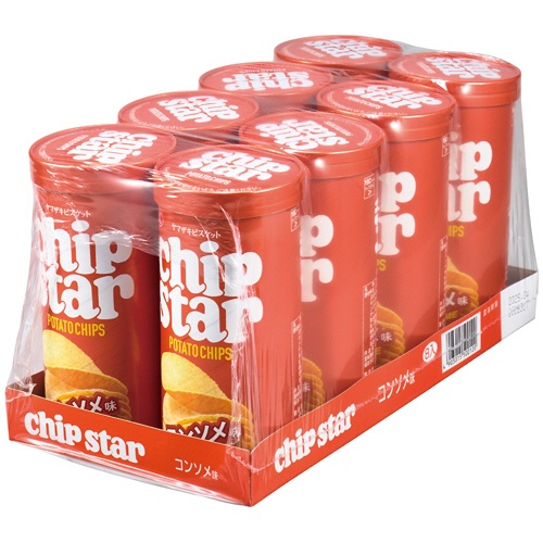 ヤマザキビスケット　チップスター　コンソメ味　Ｓサイズ（４５ｇ）　１セット（８パック）2