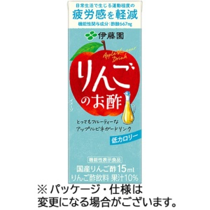 伊藤園　りんごのお酢　２００ｍｌ　紙パック　１ケース（２４本）1