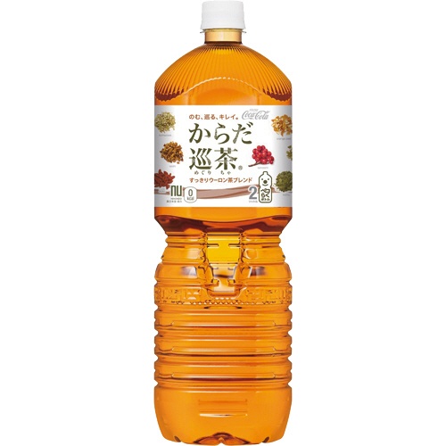 コカ・コーラ　からだ巡茶　２Ｌ　ペットボトル　１セット（１２本：６本×２ケース）1