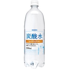たのめーる 友桝飲料 強炭酸水 1l ペットボトル 1ケース 15本 の通販