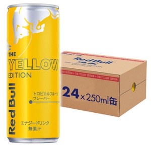 レッドブル　ジャパン　レッドブル・エナジードリンク　イエローエディション　２５０ｍｌ　缶　１ケース（２４本）2
