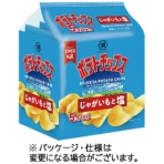 湖池屋　ポテトチップス　じゃがいもと塩　１３５ｇ（２７ｇ×５袋）／パック　１セット（６パック）