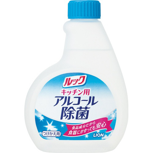 たのめーる ライオン ルック キッチン用 アルコール除菌スプレー つけかえ用 300ml 1セット 12本 の通販