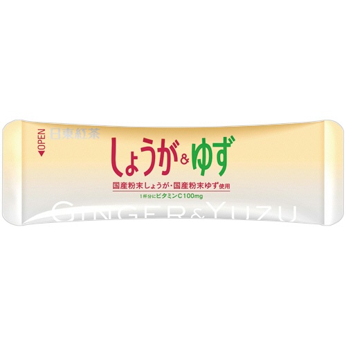 三井農林　日東紅茶　しょうが＆ゆず　スティック　１セット（２４本：８本×３パック）2
