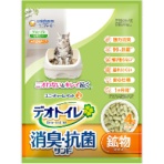 ユニ・チャーム　デオトイレ　飛び散らない消臭・抗菌サンド　４Ｌ　１セット（４パック）