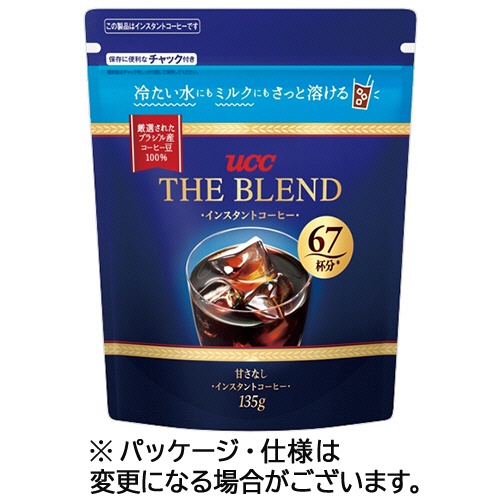 ＵＣＣ　ザ・ブレンド　インスタントコーヒー　１３５ｇ　１セット（３袋）1