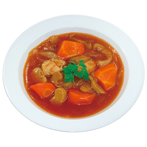 アルファフーズ　ＵＡＡ食品　美味しい防災食　カロリーコントロール　鶏と野菜のトマト煮　１セット（５０食）3
