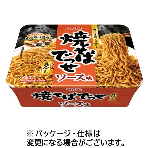 明星食品　焼そばでっせ　ソース味　９９ｇ　１ケース（１２食）1