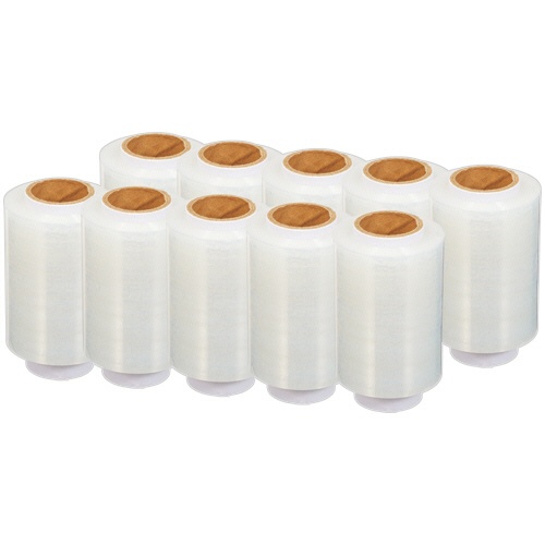 クラフトマン　ミニストレッチフィルム　詰替　０．０１２ｍｍ×１００ｍｍ×２００ｍ　ＣＦ－ＭＳＦ－１２　１セット（１０巻）1