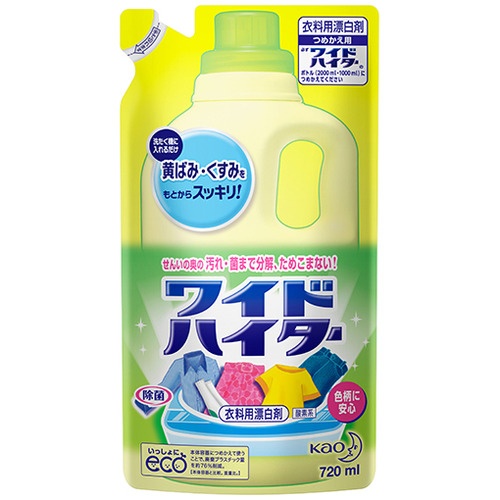 花王　ワイドハイター　つめかえ用　７２０ｍｌ　１セット（１５個）1