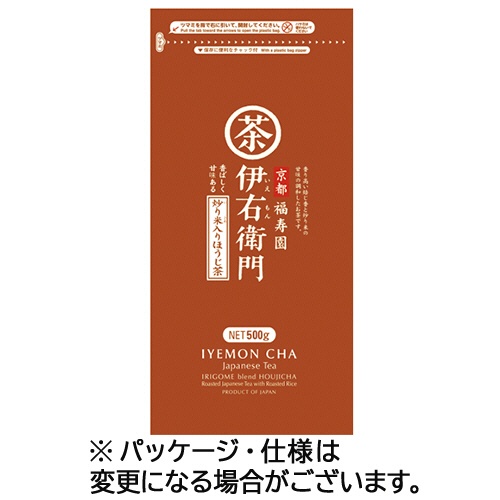 宇治の露製茶　伊右衛門　炒り米入りほうじ茶　５００ｇ／袋　１セット（３袋）1