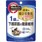 ペットライン　メディファス　ウェット　１歳から　まぐろと若鶏ささみ　５０ｇ　１セット（１２パック）