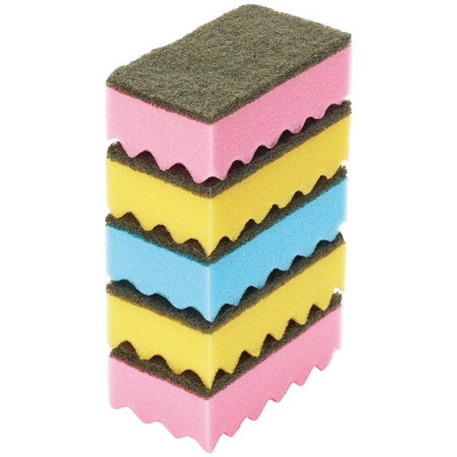 ＴＡＮＯＳＥＥ　キッチンスポンジ抗菌タイプ　ハード　１セット（５０個：１０個×５パック）1