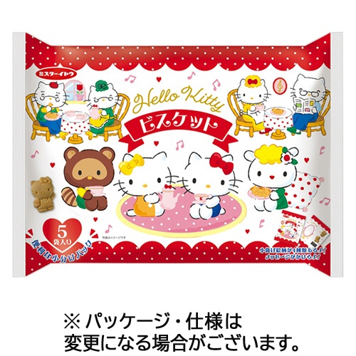 イトウ製菓　ハローキティ　ビスケット５Ｐ　１セット（１８パック）1