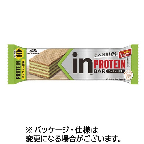 森永製菓　ｉｎバープロテイン　ウェファー抹茶　１セット（１２本）1
