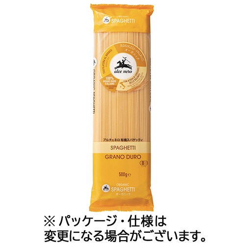 日仏貿易　アルチェネロ　有機スパゲッティ　５００ｇ／パック　１セット（１２パック）1