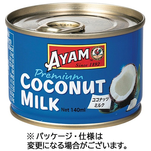 日仏貿易　アヤム　ココナッツミルク　プレミアム　１４０ｍｌ　１セット（２０缶）1
