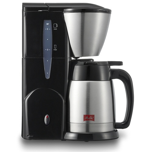 メリタ　コーヒーメーカー　ノアプラス　５杯用　ブラック　ＳＫＴ５５－１Ｂ　１セット（２台）1