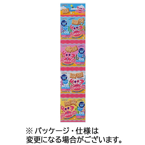 三立製菓　４パック　かにビス　６０ｇ（１５ｇ×４パック）／個　１セット（１５個）1