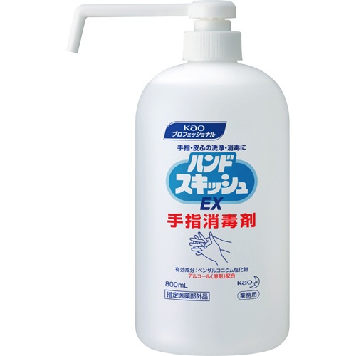 花王　ハンドスキッシュＥＸ　手指消毒剤　本体　ロングノズル　８００ｍｌ　１セット（６本）1