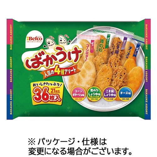 栗山米菓　ばかうけアソート　１セット（３６０枚：３６枚×１０パック）1