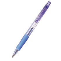 サクラクレパス　油性ボールペン　ノックスボール１００Ｋ　０．７ｍｍ　黒　（軸色　みずいろ）　ＮＯＢ１００Ｋ＃１２５　１本