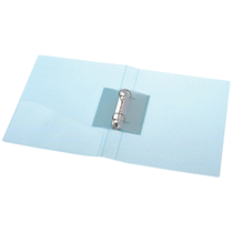 テージー　リングファイル（バインダー）　Ａ４タテ　２穴　２００枚収容　背幅３０ｍｍ　クリア　ＦＲ－４４１－１７　１セット（１０冊）2
