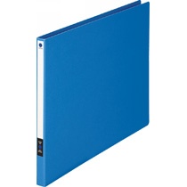 ライオン事務器　レターファイル　Ｂ４ヨコ　１２０枚収容　背幅１８ｍｍ　青　Ｎｏ.２６０－Ｂ４Ｅアオ　１冊