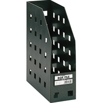 ライオン事務器　ボックスファイル　Ａ４タテ　背幅１０２ｍｍ　ブラック　ＢＦ－３３ＭＢＫ　１個1