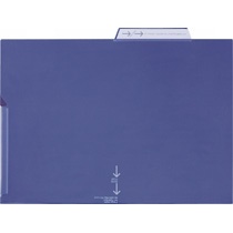 ライオン事務器　ＰＰポケットホルダー　Ａ４　厚さ０.２ｍｍ　ブルー　ＬＦＳ－０２ＰＨ　１枚1